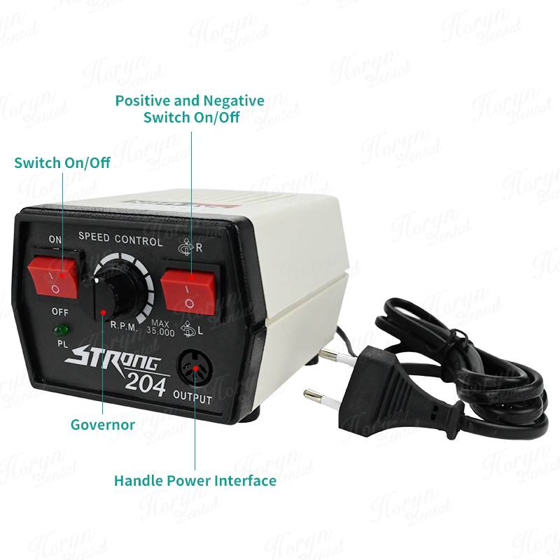 65W 204 ไฟฟ้า Micro มอเตอร์เจา - Nail Drill Machine บทวิจารณ์และราคา