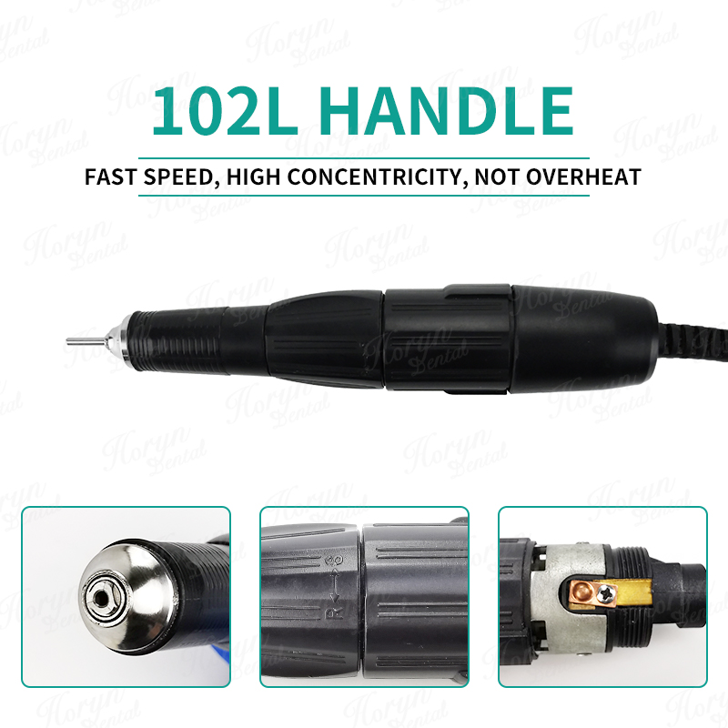 65W 204 ไฟฟ้า Micro มอเตอร์เจา - Nail Drill Machine บทวิจารณ์และราคา