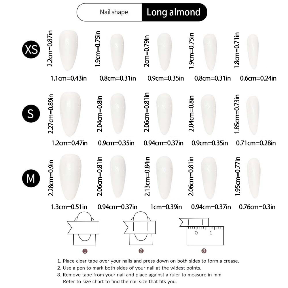 10 ชิ้น เล็บปลอมแบบกดติด ลายตา - Nail Art Press On บทวิจารณ์และราคา