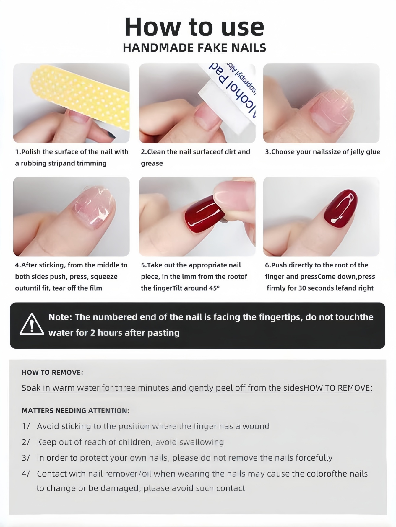 ชุดเล็บปลอมแบบกดติด 10 ชิ้น ใช - Nail Art Press On บทวิจารณ์และราคา