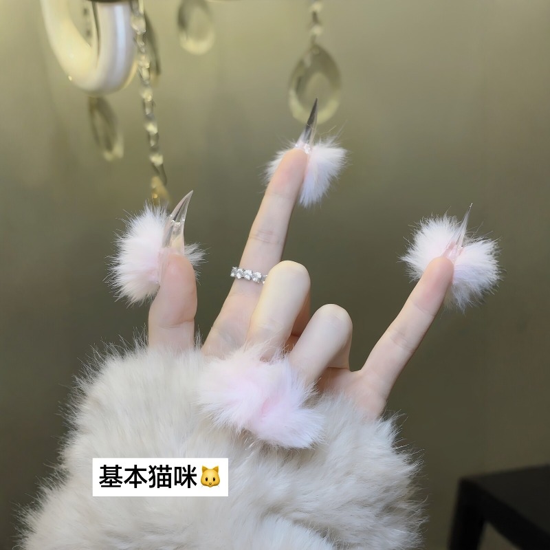 เล็บปลอมแบบกดติดลายกรงเล็บแมวย - Nail Art Press On บทวิจารณ์และราคา