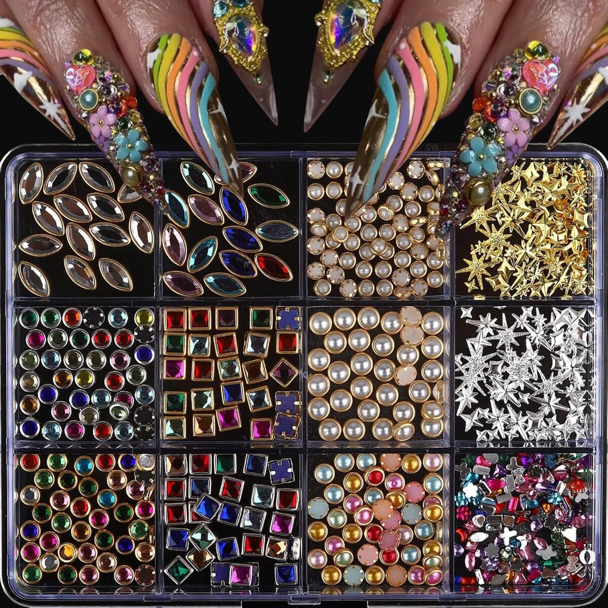 กล่องเดียว ประดับเล็บหรูหรา วิ - Nail Art Valentines Day บทวิจารณ์และราคา