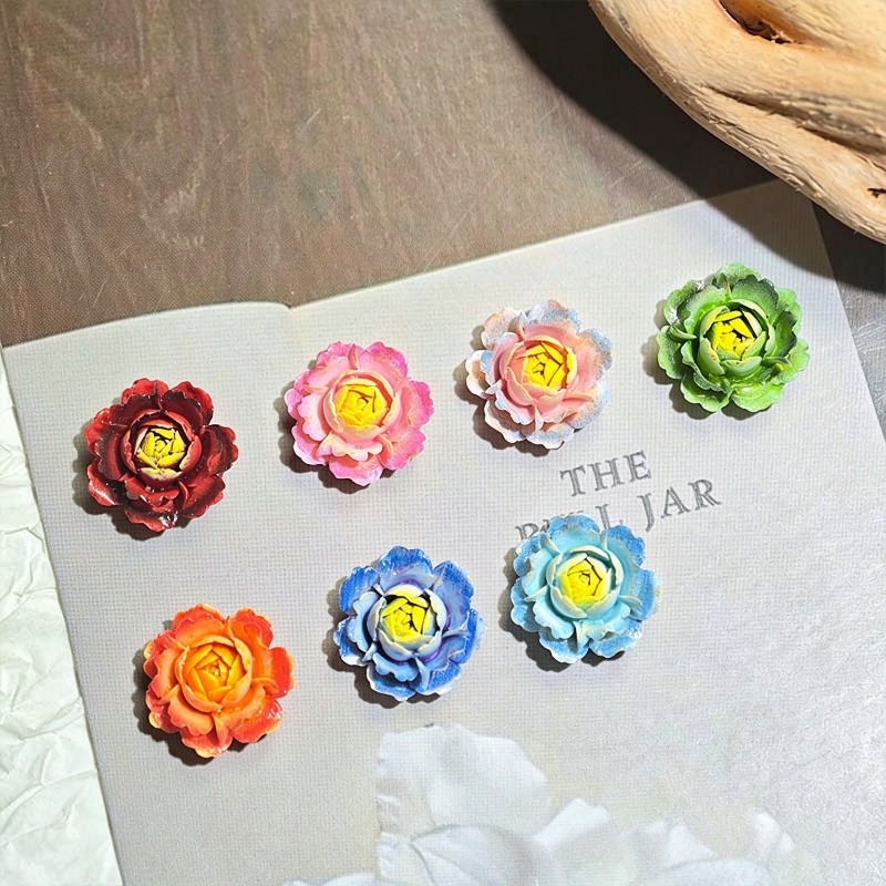 50 ชิ้น คละสี คาโบชองเรซิ่นกุห - Nail Art Ombre บทวิจารณ์และราคา