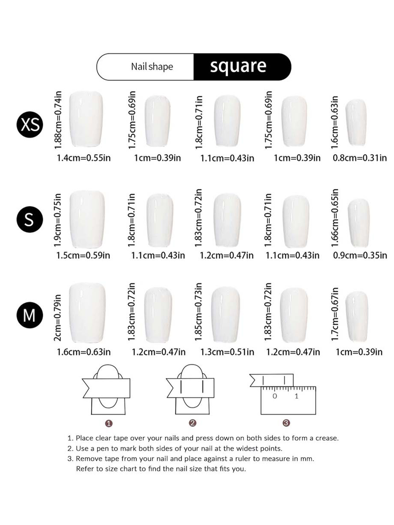 10 ชิ้น เล็บปลอมแบบกดติดสีแดงท - Nail Art Press On บทวิจารณ์และราคา