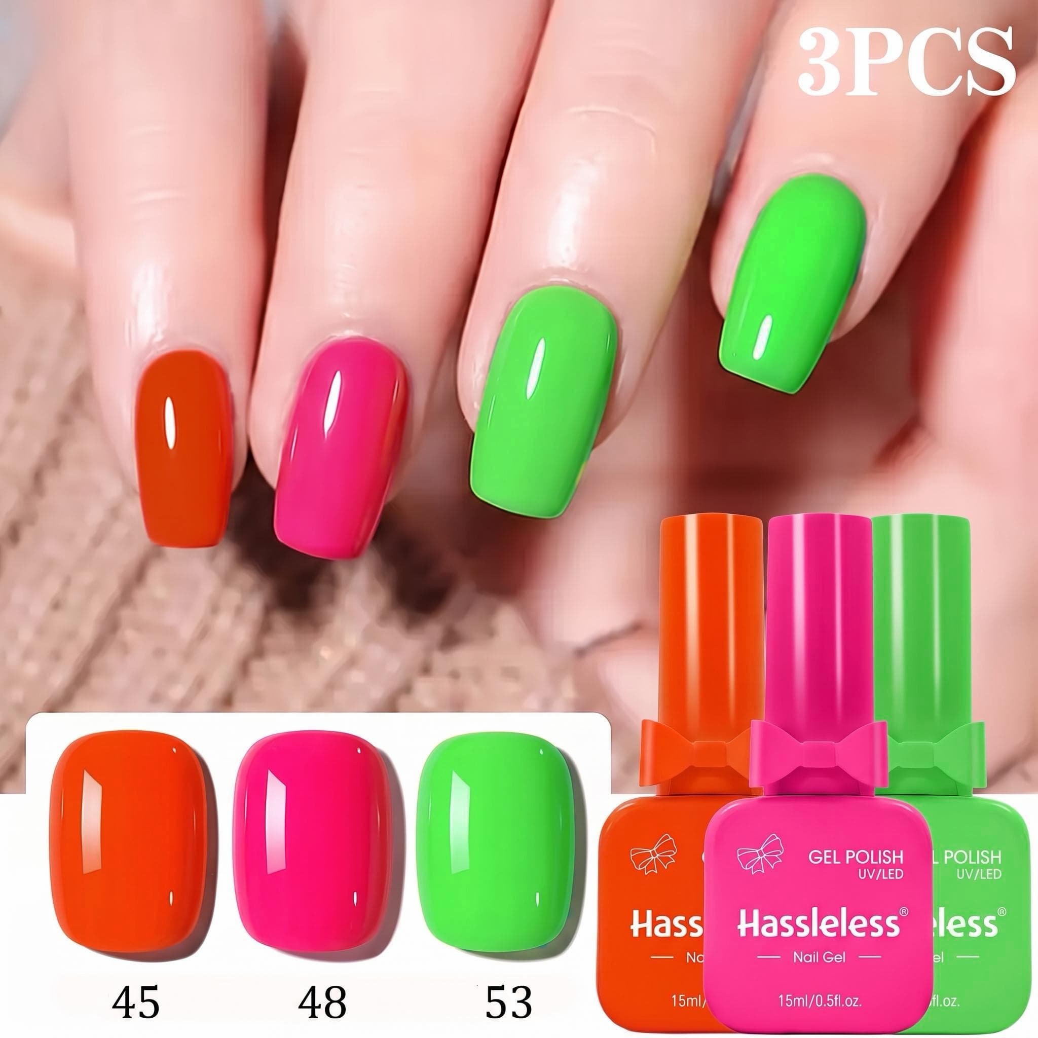 ชุดยาทาเล็บเจล 3 ชิ้น ใช้งานง่ - Nail Art Orange บทวิจารณ์และราคา