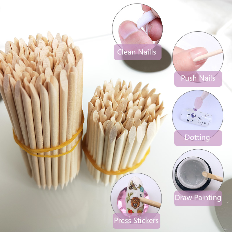 ไม้ดันหนังกำพร้าเล็บ ไม้สีส้มส - Nail Art Orange บทวิจารณ์และราคา